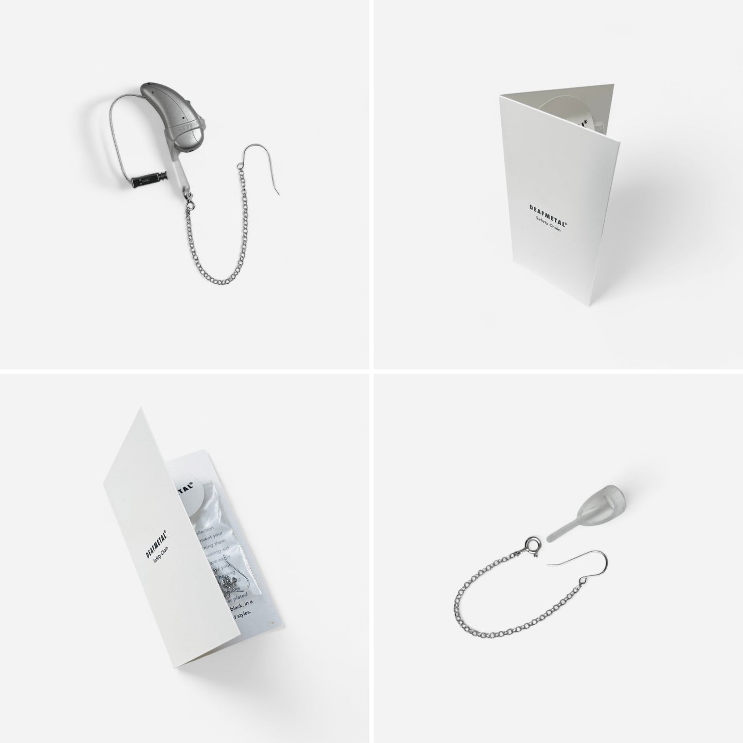 HearSafe Retention Chain in Gold, Silver or Black