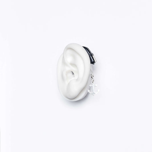 Deafmetal USA pendant charm to decorate hearing aids or cochlear implants Deaf Metal jewelry Anchor
