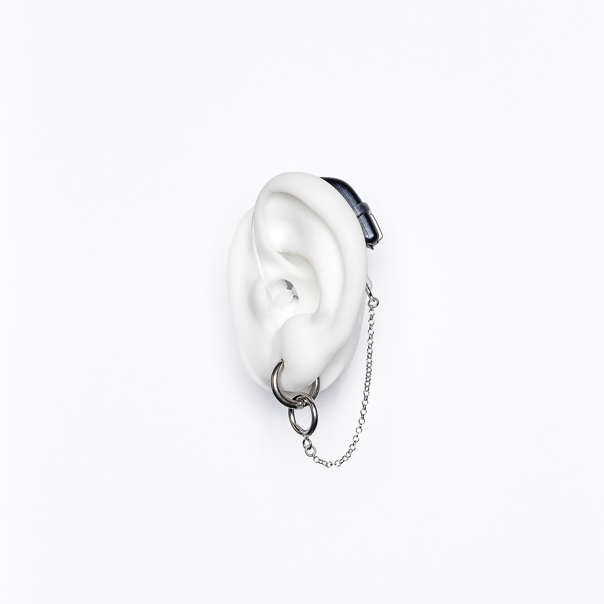 Deafmetal USA Earrings Hearing Aid Cochlear Implant Jewelry Deaf Metal Biker