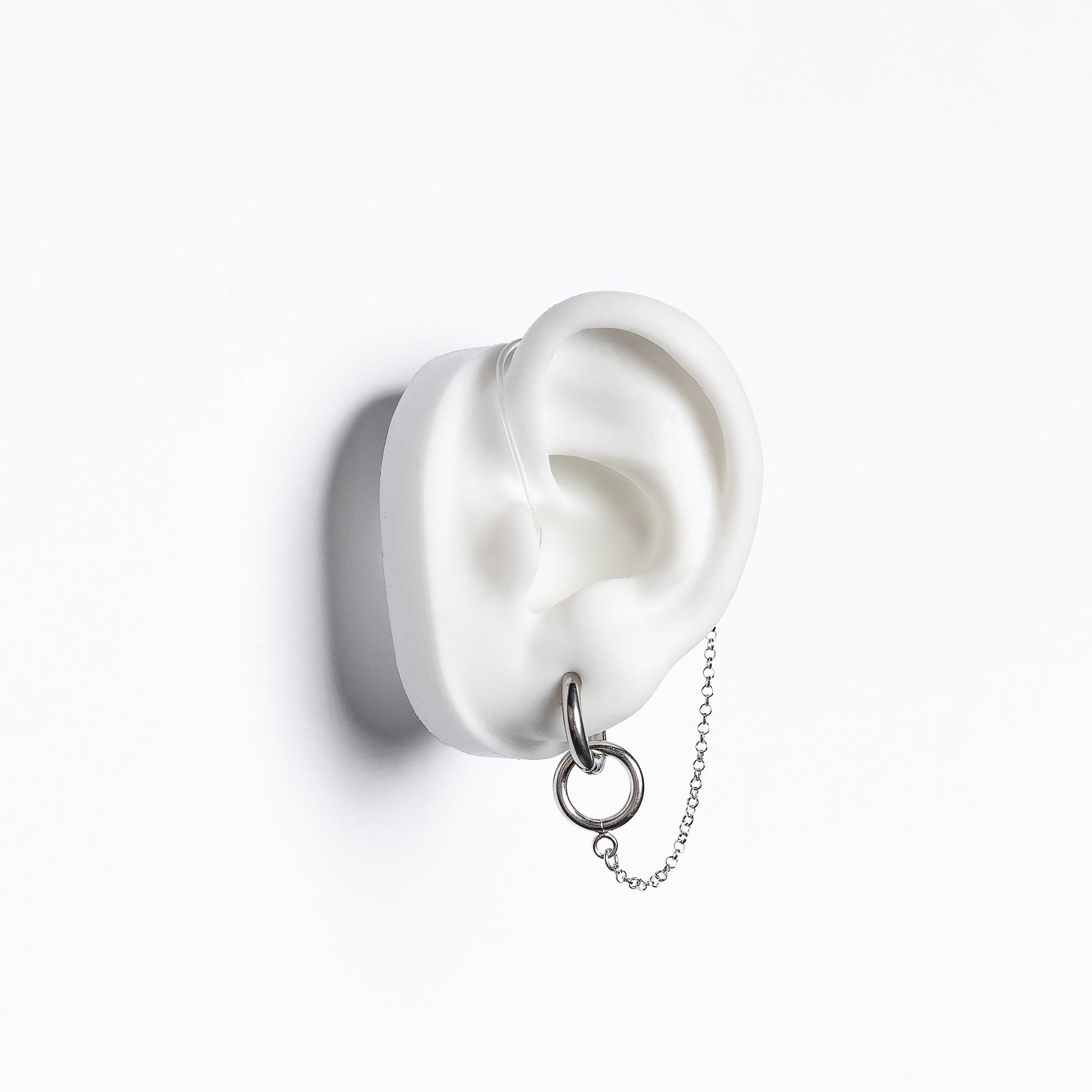 Deafmetal USA Earrings Hearing Aid Cochlear Implant Jewelry Deaf Metal Biker