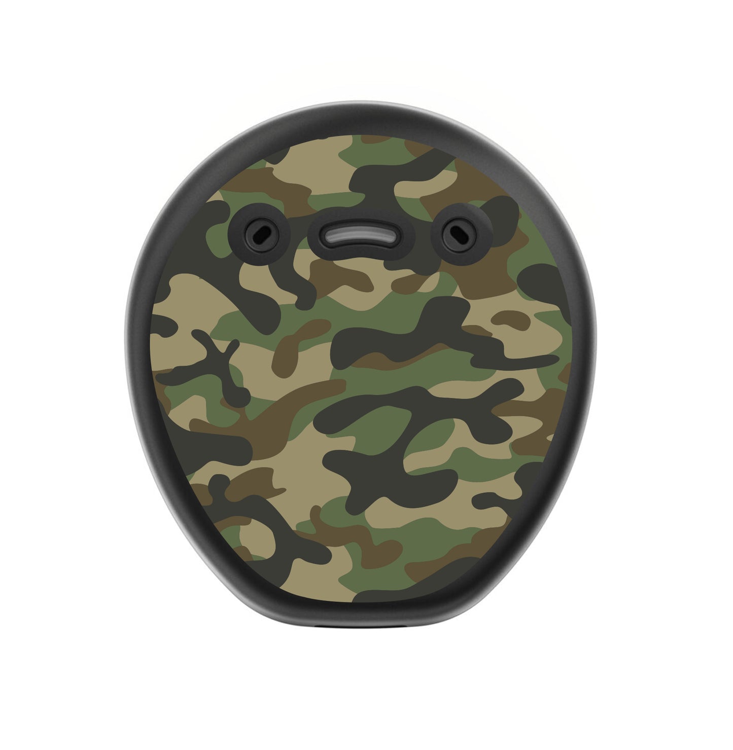 Deafmetal USA features HearSkins Hearoes brand hearing aid and cochlear implant stickers and skins to decorate hearing devices Camouflage Hearing Aid and CI Skins