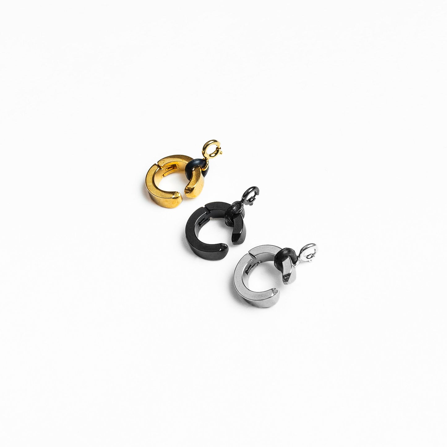Deafmetal Clip Cuff Black, Gold or Silver