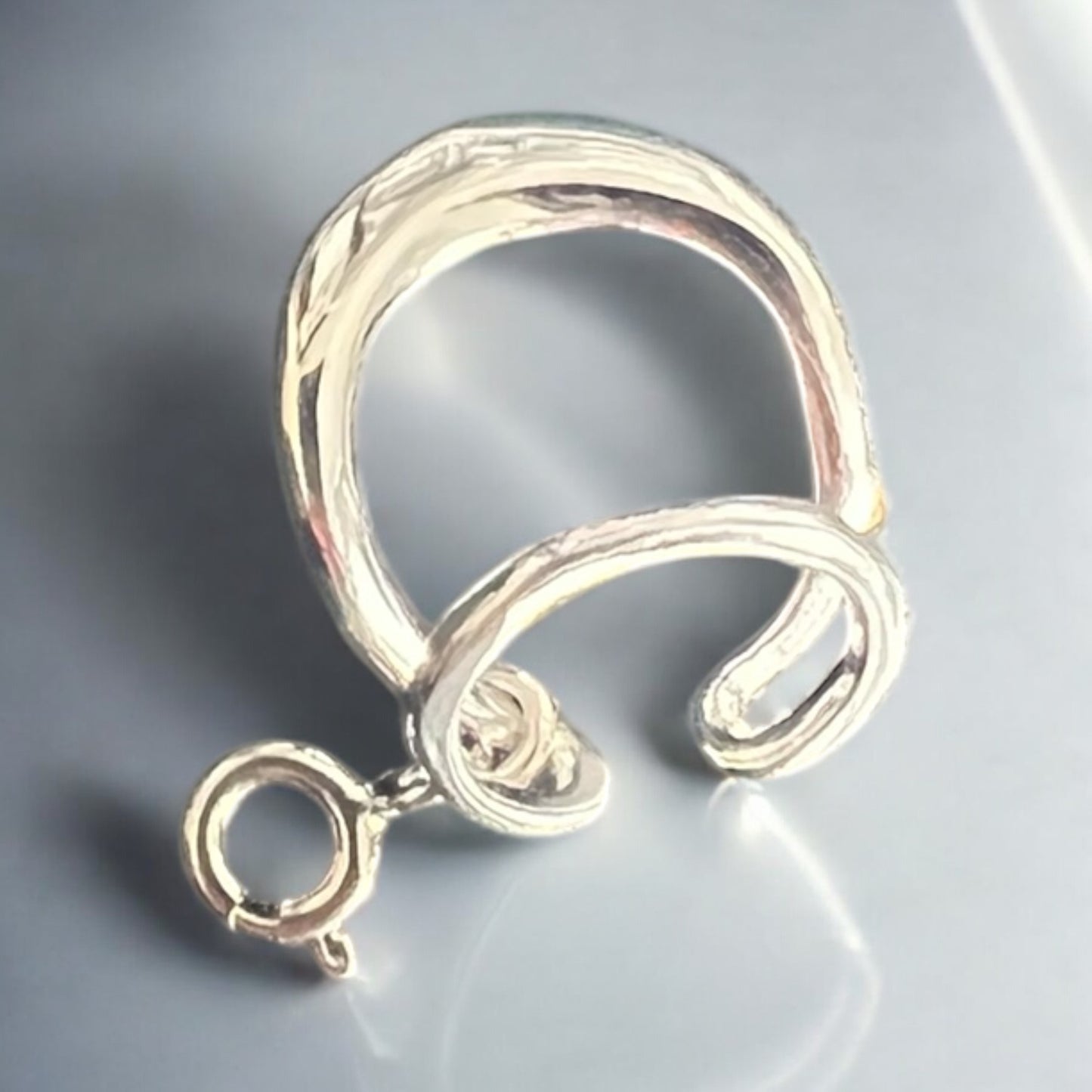 Melted Deafmetal Safety Ring in Gold or Silver