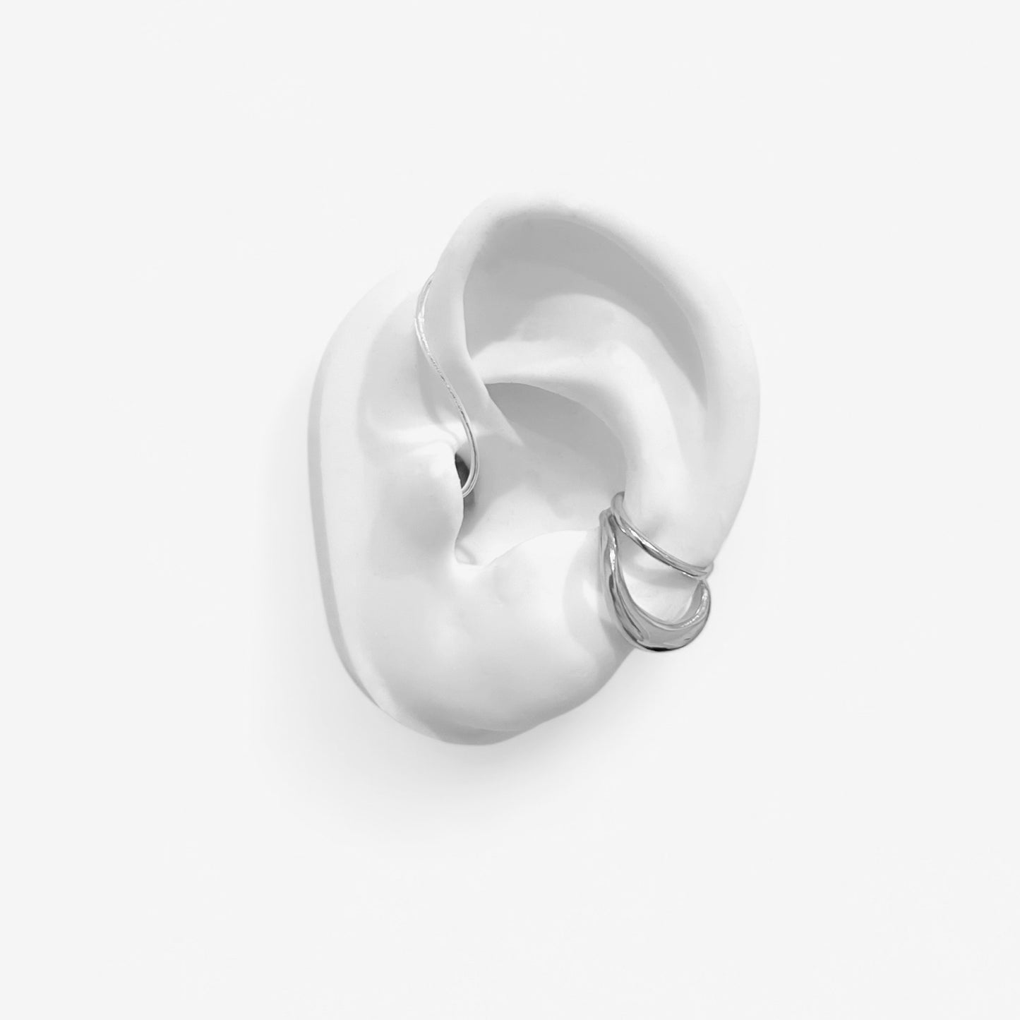 Melted Deafmetal Safety Ring in Gold or Silver