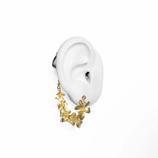 Orchidea in Gold or Silver