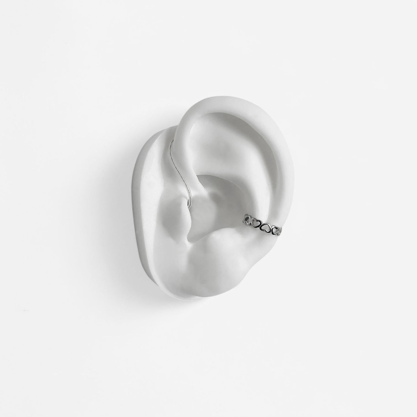 Ring Of Hearts Deafmetal in Gold or Silver