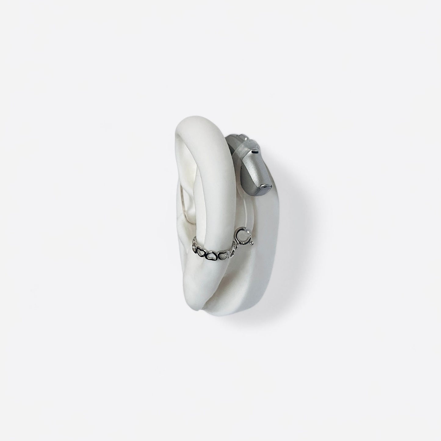 Ring Of Hearts Deafmetal in Gold or Silver