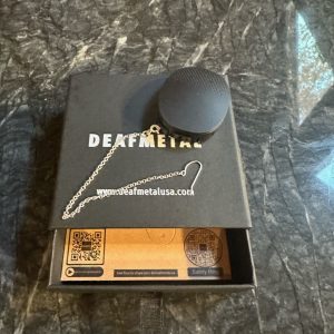 Deafmetal USA Earrings Hearing Aid Cochlear Implant Jewelry Deaf Metal Safety Chain with clasp / hook two sizes