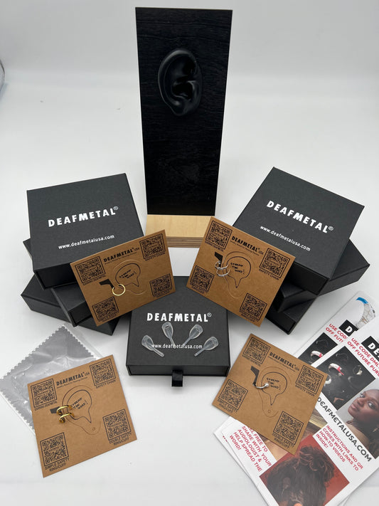 DEAFMETAL SAFETY RING |  EARRING STARTER PACKAGE