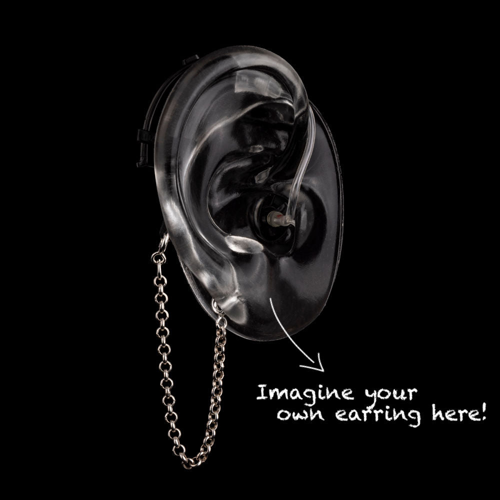 Safety Chain in Silver or Gold or Rose Gold 7 cm