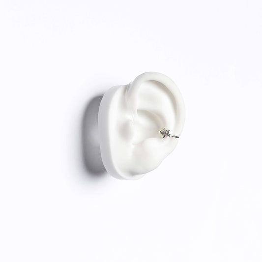 Deafmetal USA hearing aid jewelry cuff Star Safety Ring Cuff