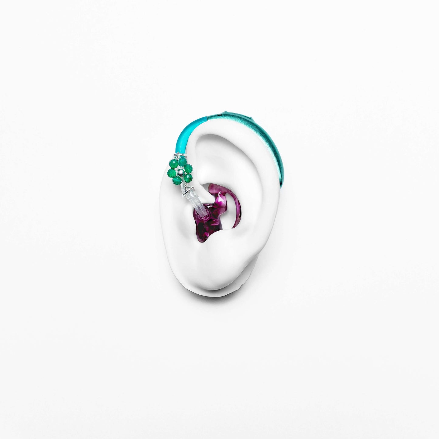 Eternal  Flower Green Tube Charm