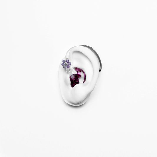 Eternal  Flower Light Lilac Tube Charm