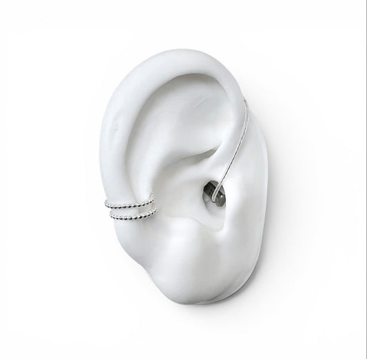 Paragon (Nonpareils) Deafmetal Safety Ring in Silver