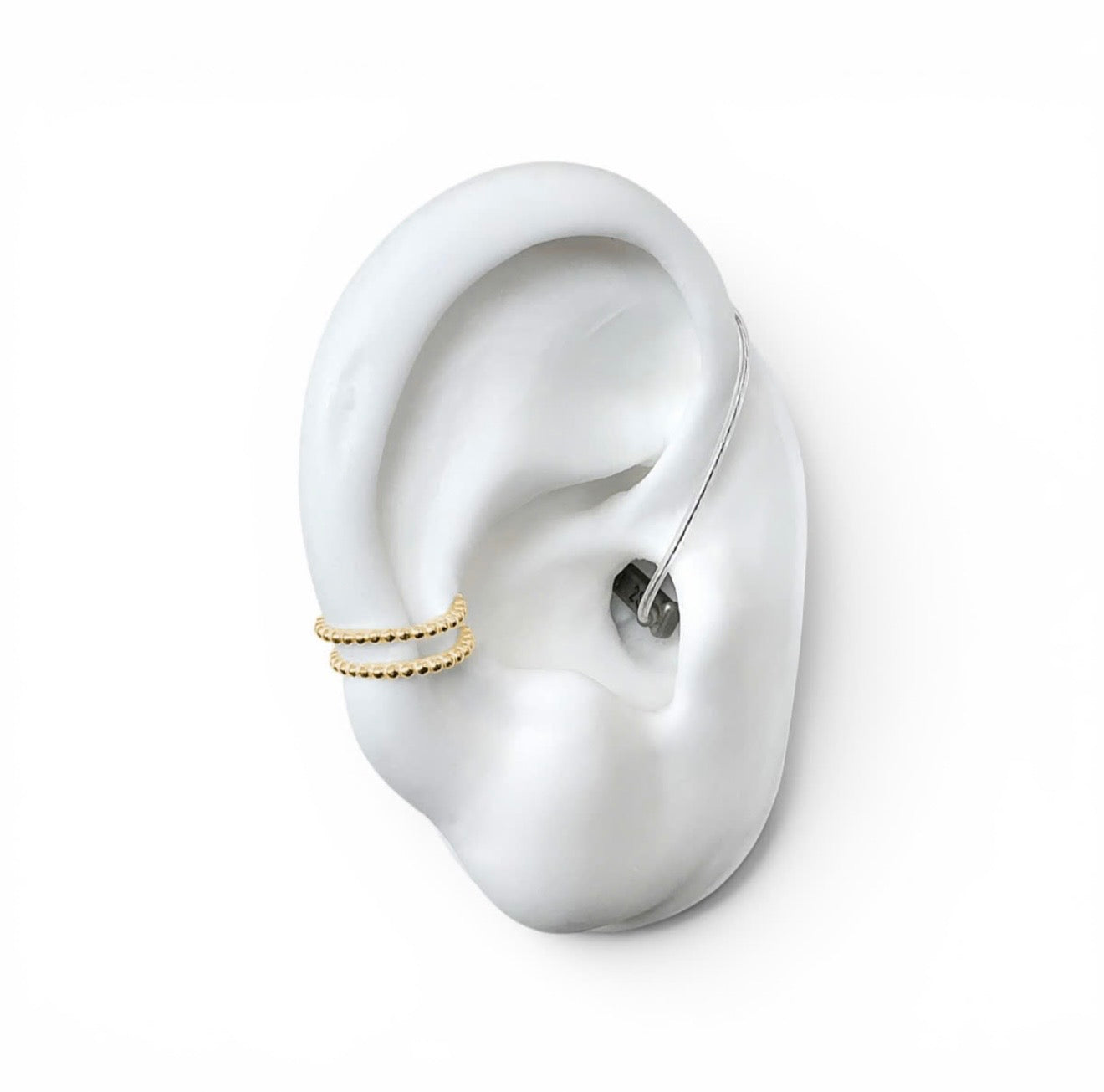 Paragon (Nonpareils) Deafmetal Safety Ring in Silver