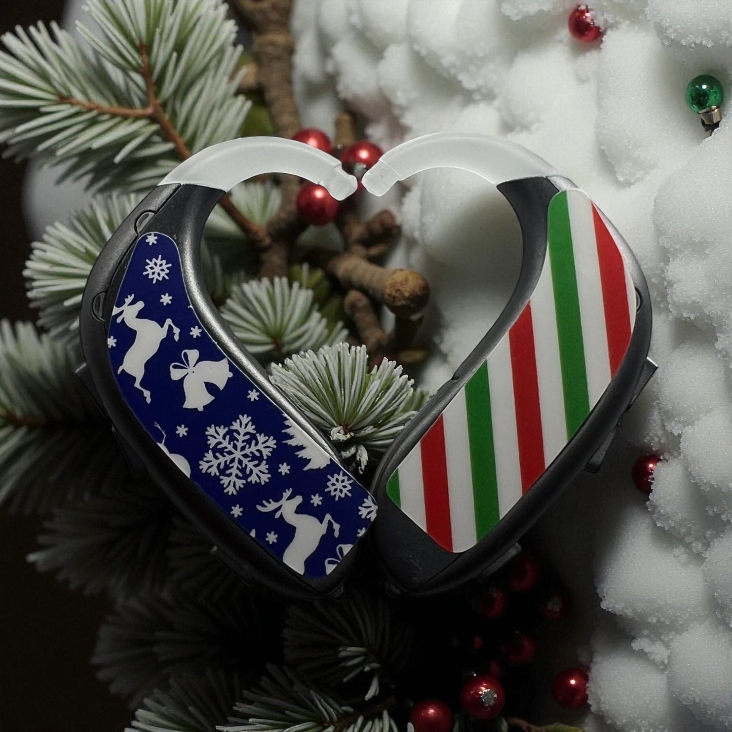 Jingle Frost Holiday Hearing Aid Decals