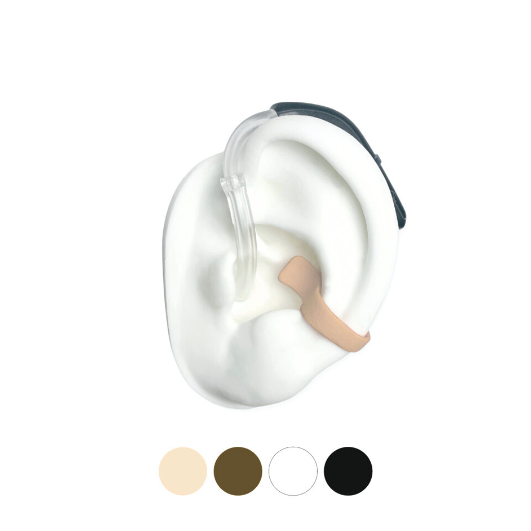 beige deafmetal insurance clip