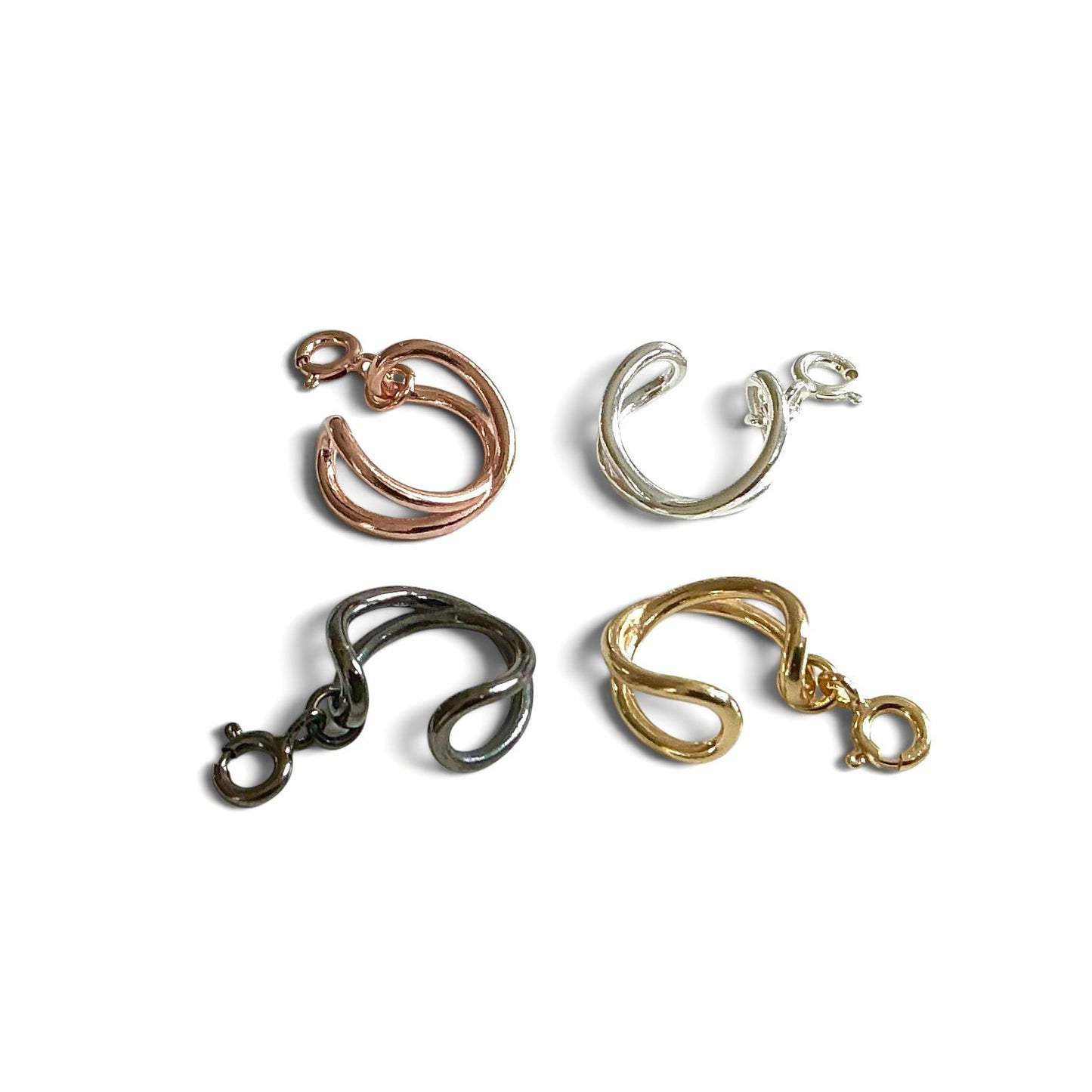 Infinity Ring in Gold, Silver, Rose Gold or Black | Deafmetal USA