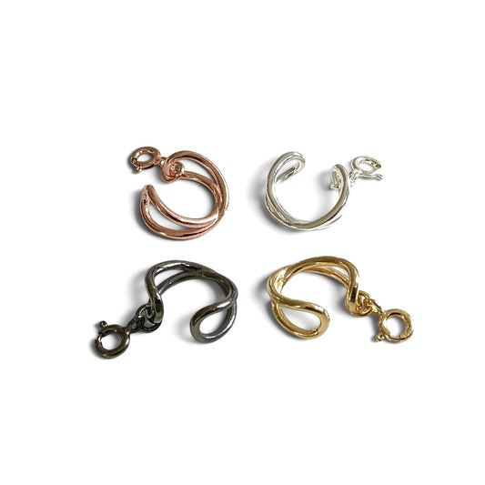 Infinity Ring in Gold, Silver, Rose Gold or Black | Deafmetal USA