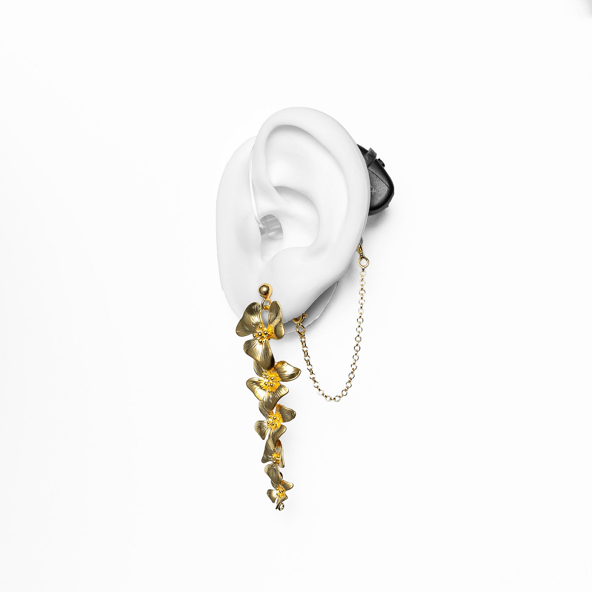 Tasha Ghouri Deafmetal earrings