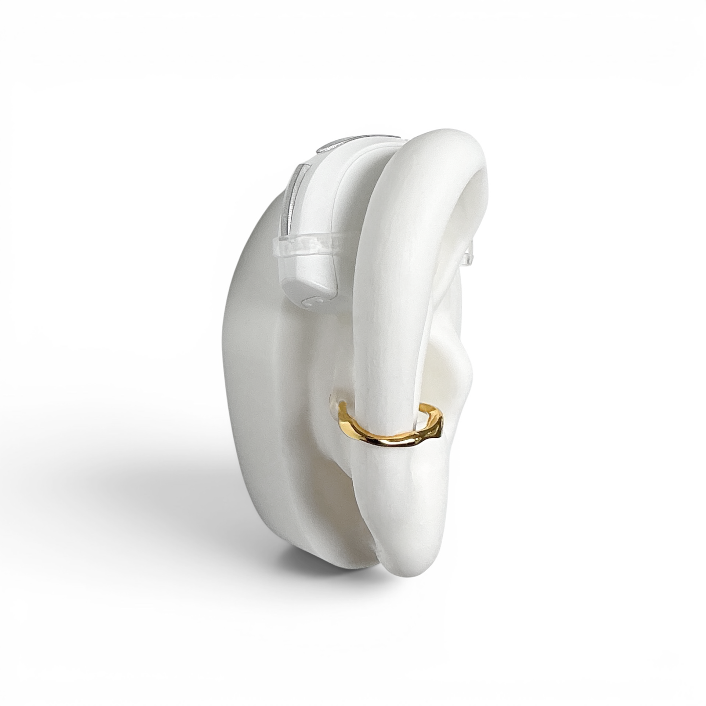 Liquid Safety Ring in Silver or Gold | Deafmetal USA