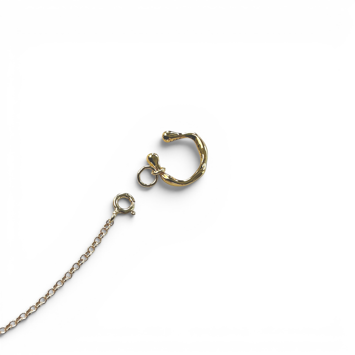 Liquid Safety Ring in Silver or Gold | Deafmetal USA