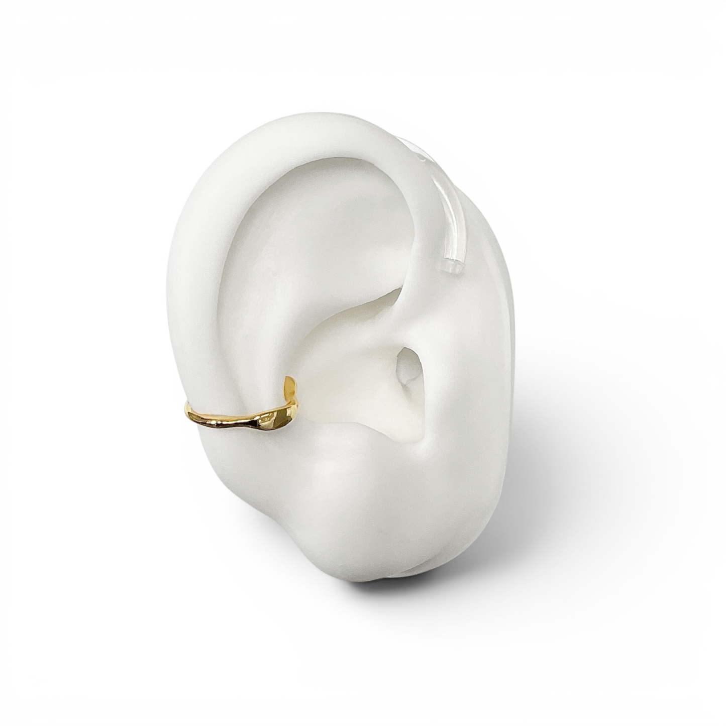 Liquid Safety Ring in Silver or Gold | Deafmetal USA