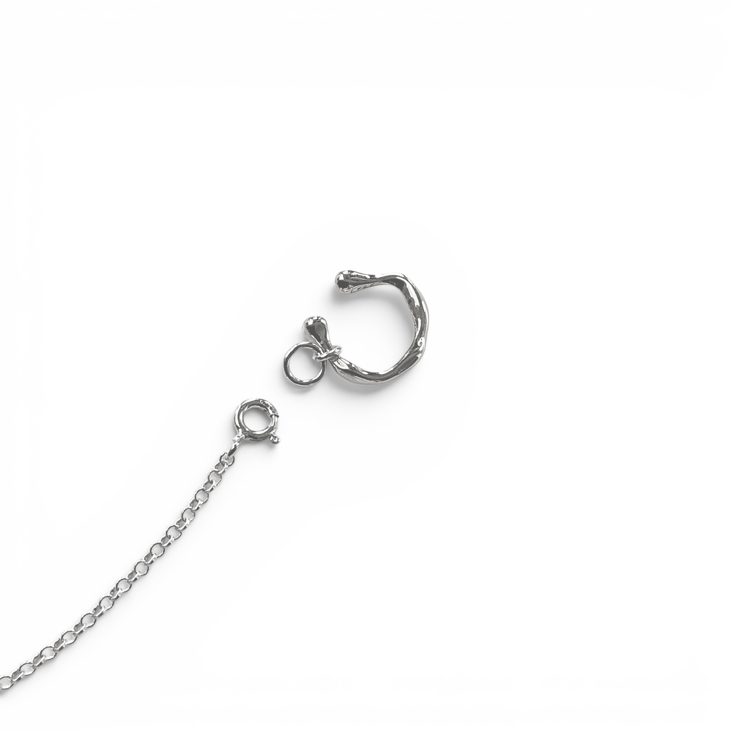 Liquid Safety Ring in Silver or Gold | Deafmetal USA