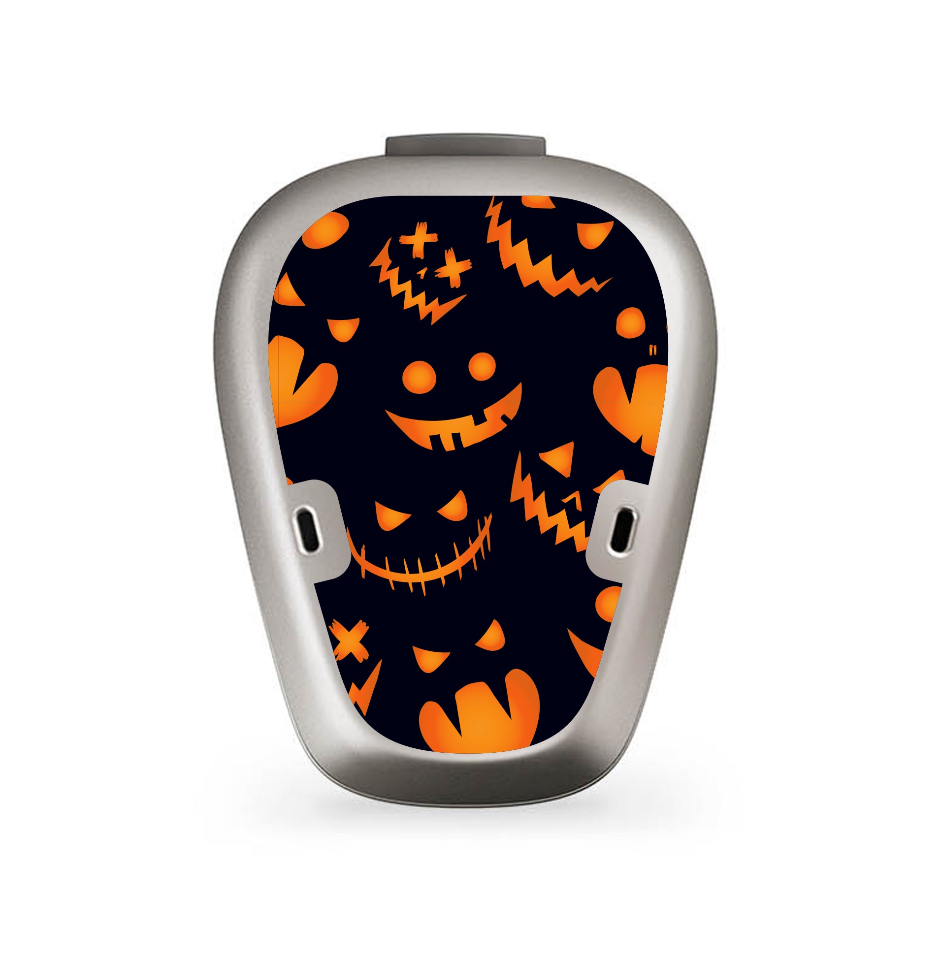 Deafmetal USA features HearSkins Hearoes brand hearing aid and cochlear implant stickers and skins to decorate hearing devices Scary Pumpkins Hearing Aid and CI Skins