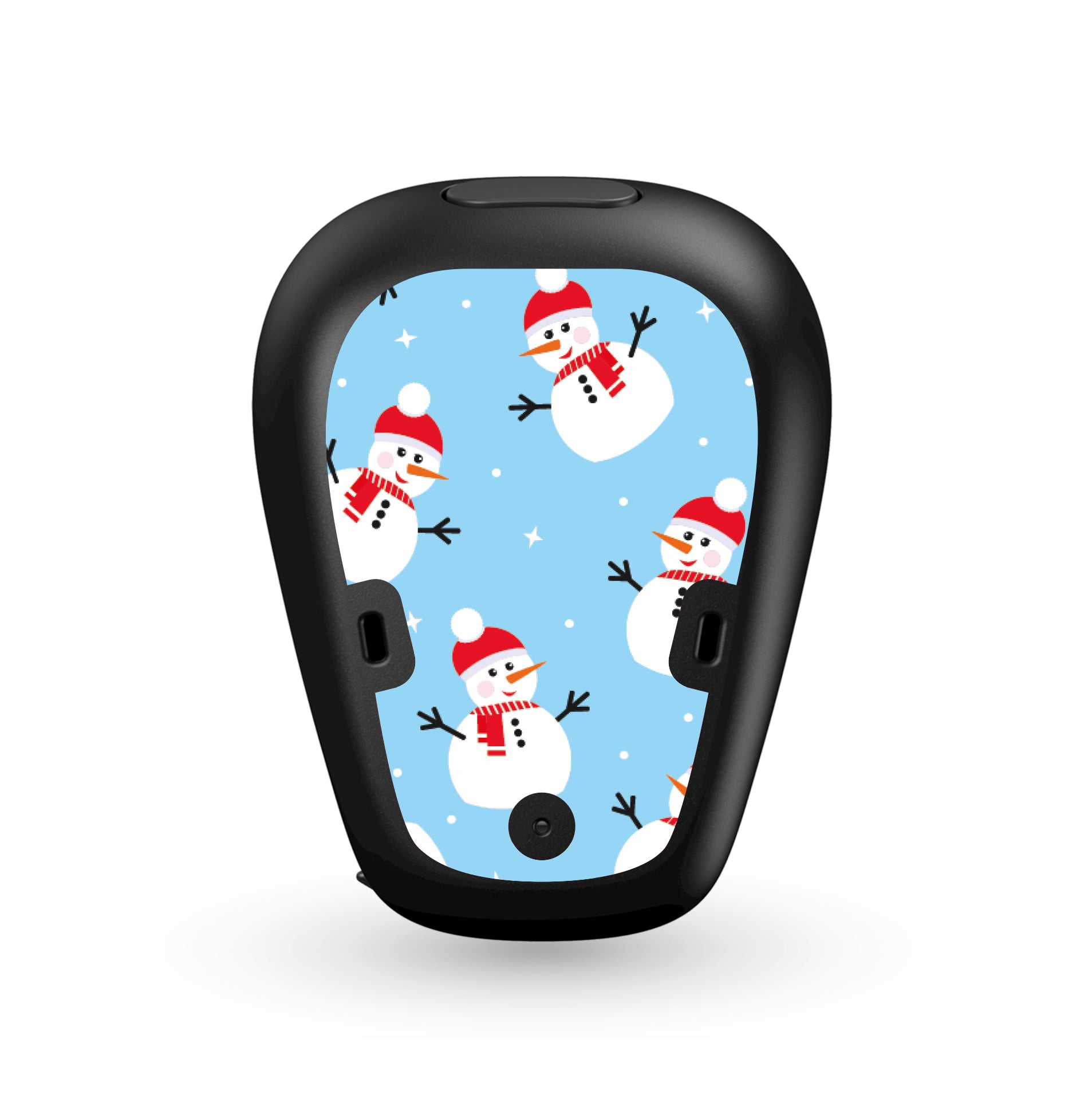 Deafmetal USA features HearSkins Hearoes brand hearing aid and cochlear implant stickers and skins to decorate hearing devices Snowman Hearing Aid and CI Skins