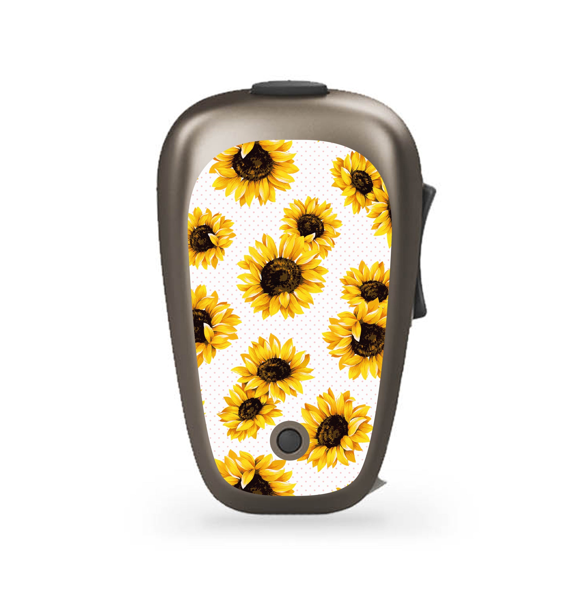 Deafmetal USA features HearSkins Hearoes brand hearing aid and cochlear implant stickers and skins to decorate hearing devices Sunflowers Hearing Aid and CI Skins